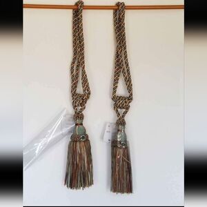 90s Curtain Tiebacks